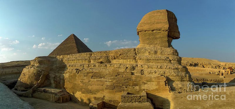 Sphinx Of Giza From Different Angles