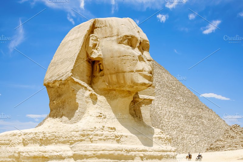 Sphinx Of Giza From Different Angles