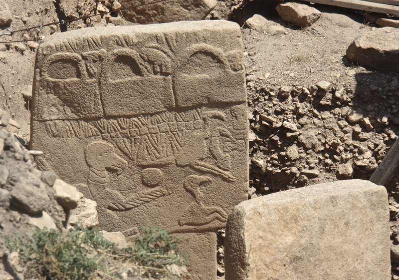 Stone Carvings At Göbekli Tepe