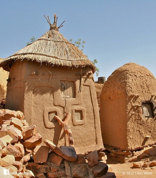 Stone Granaries Of The Dogon People