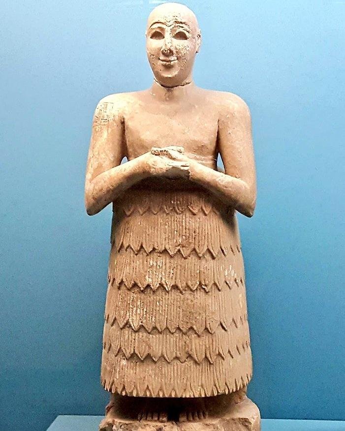Sumerian Priest-King Sculpture