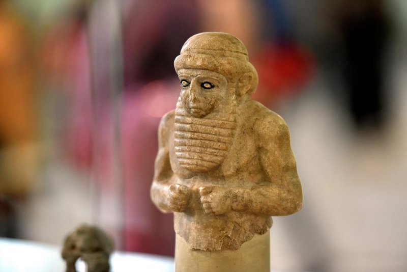 Sumerian Priest-King Sculpture