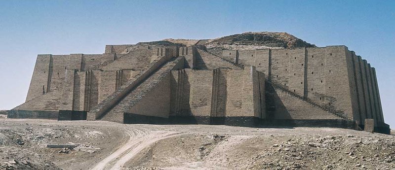 Sumerian Temple Staircase Remains