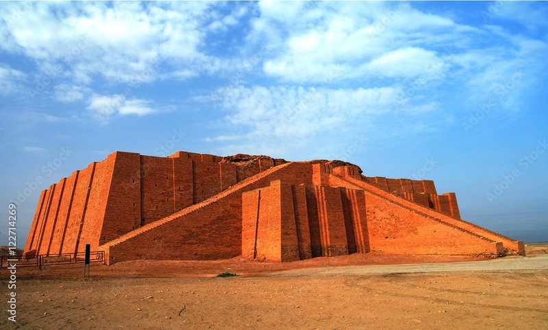Sumerian Temple Staircase Remains