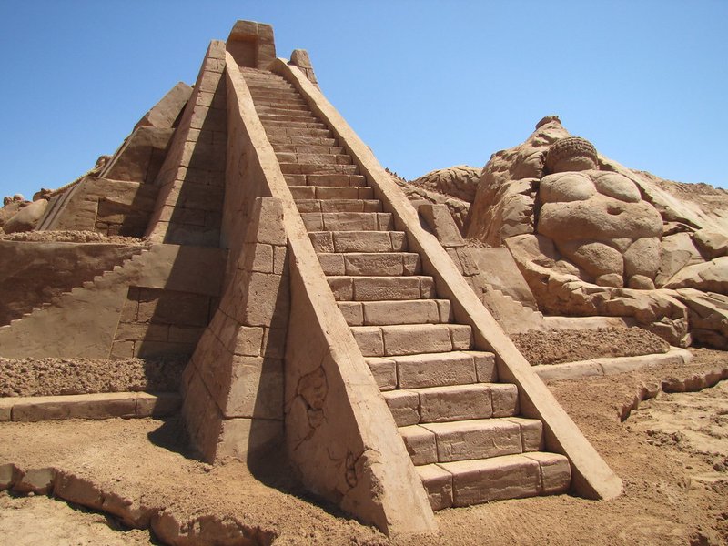 Sumerian Temple Staircase Remains