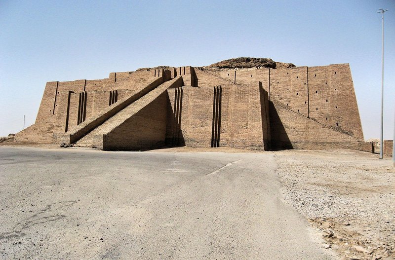 Sumerian Temple Staircase Remains