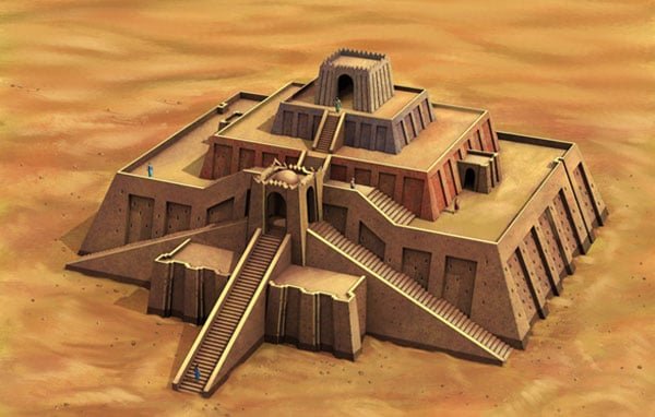 Sumerian Temple Staircase Remains