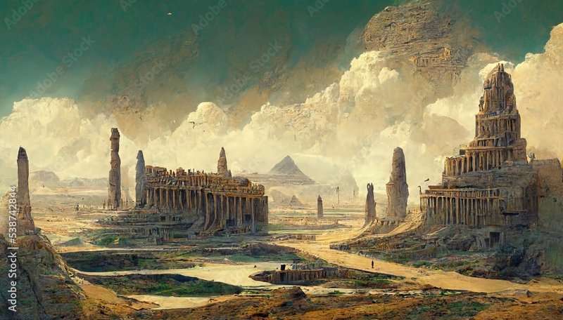 Sumerian Ziggurat At Eridu