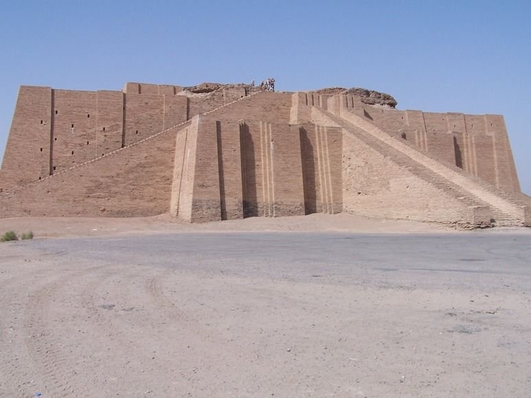 Sumerian Ziggurat At Eridu