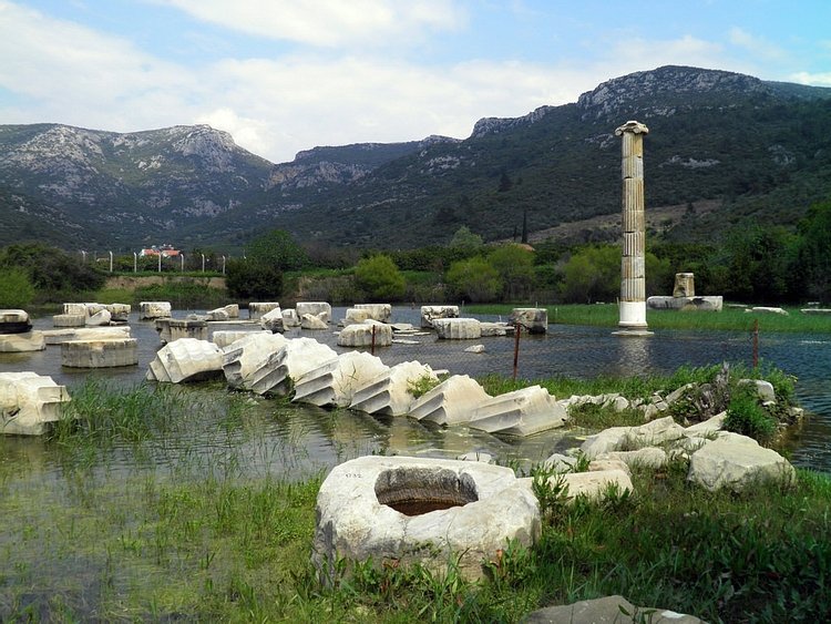 Temple Of Apollo At Claros Ruins