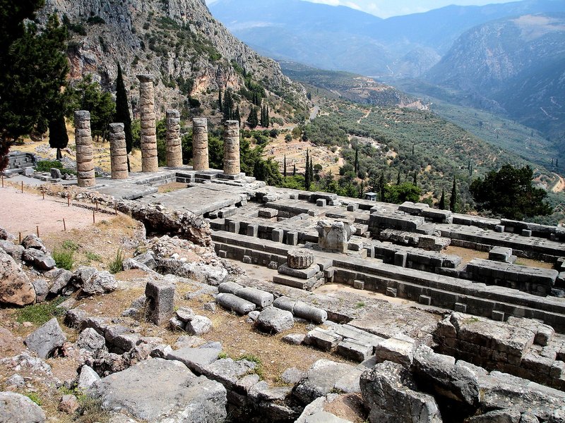 Temple Of Apollo At Delphi