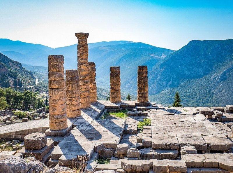 Temple Of Apollo At Delphi
