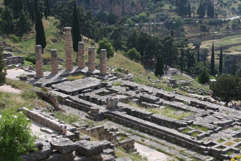 Temple Of Apollo At Delphi