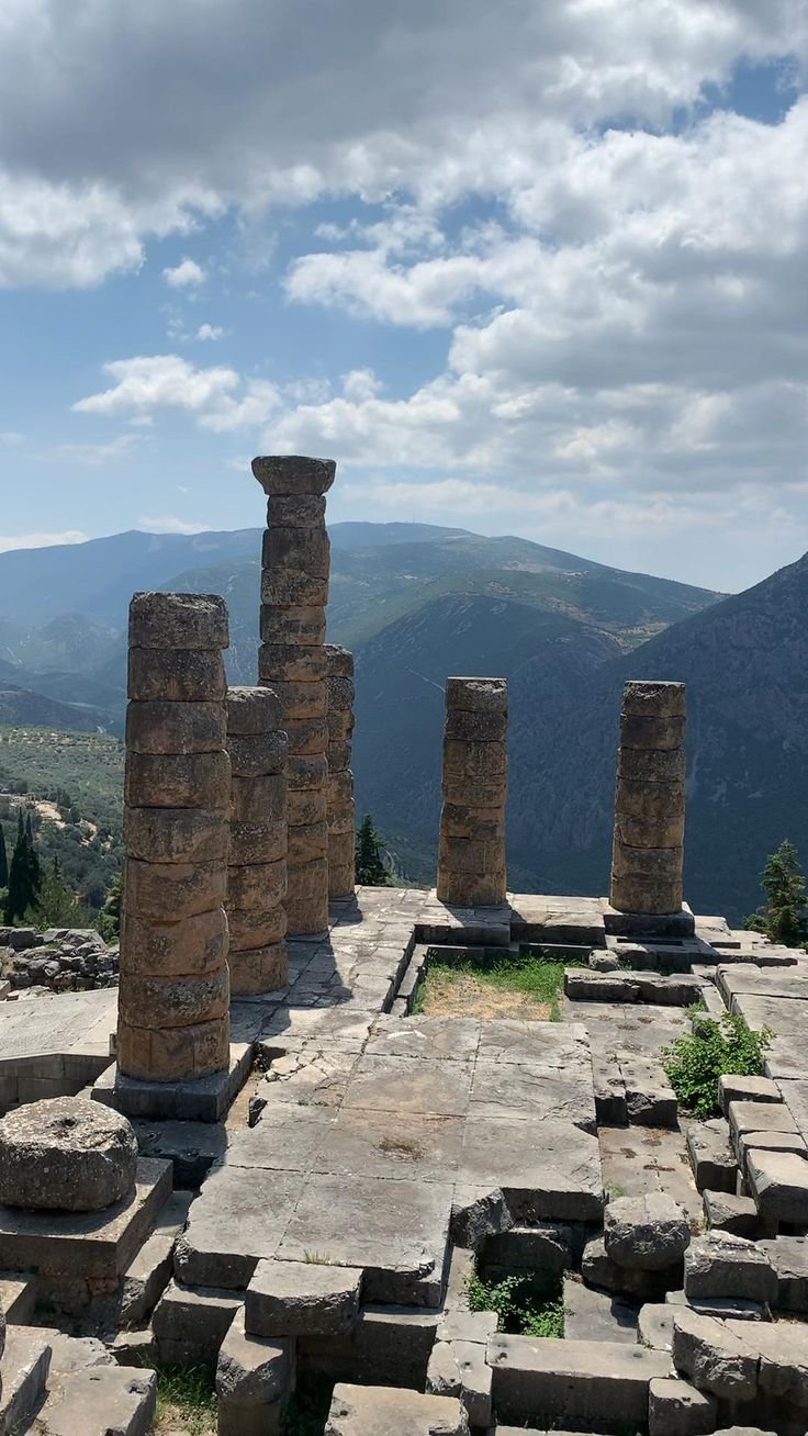 Temple Of Apollo At Delphi