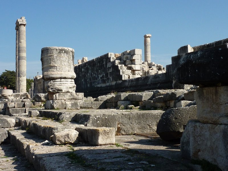Temple Of Apollo At Didyma Columns