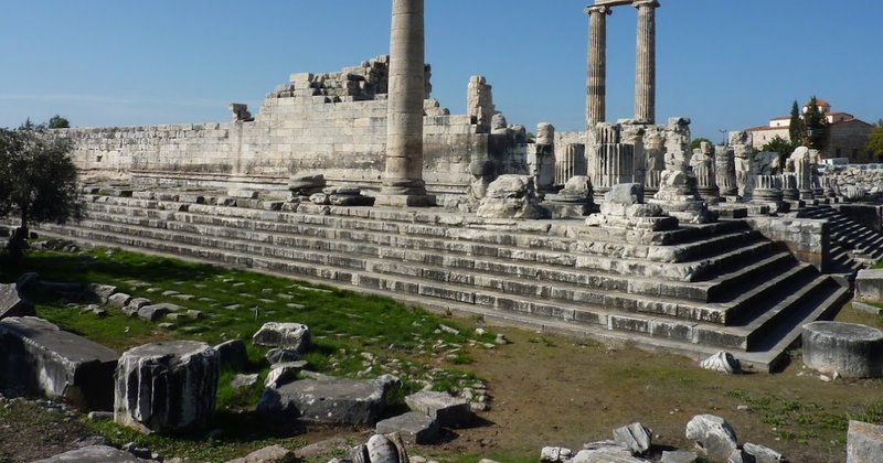 Temple Of Apollo At Didyma Columns