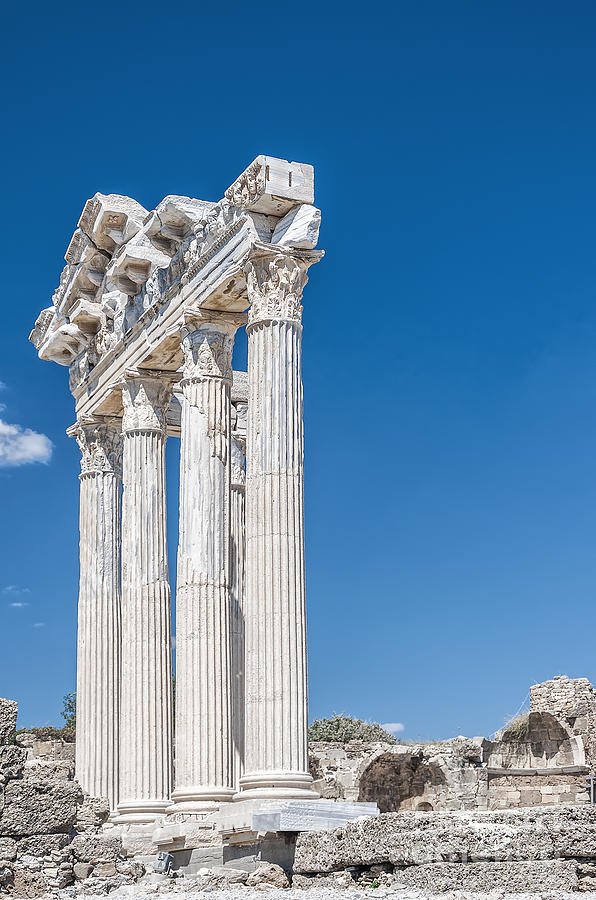 Temple Of Apollo At Side Ruins