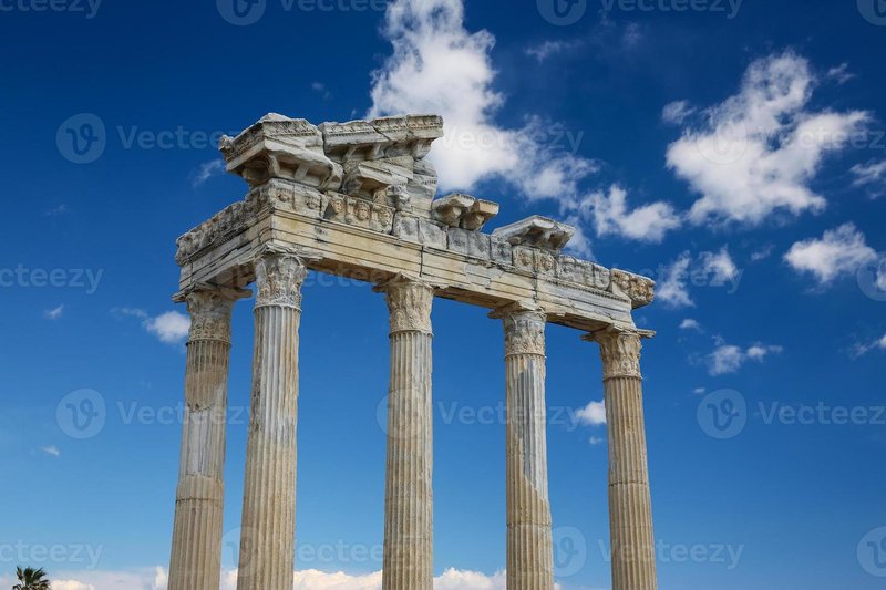 Temple Of Apollo At Side Ruins