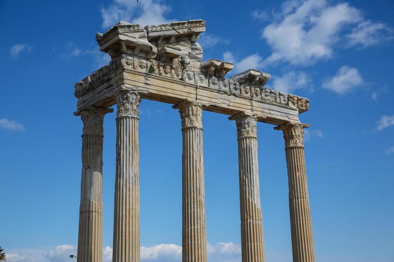 Temple Of Apollo At Side Ruins
