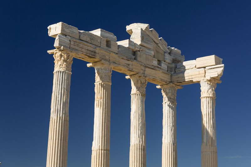 Temple Of Apollo At Side Ruins