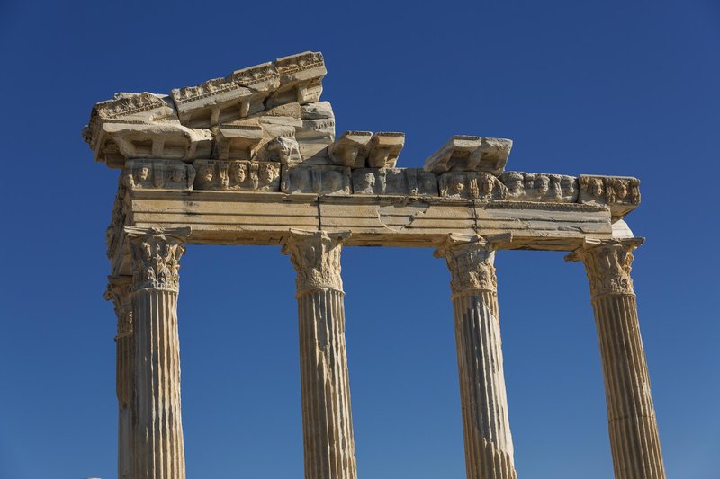 Temple Of Apollo At Side Ruins