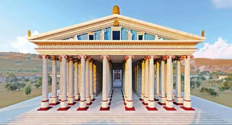 Temple Of Artemis At Ephesus Reconstruction