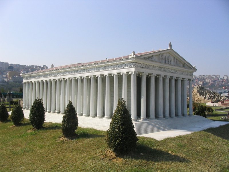 Temple Of Artemis At Ephesus Reconstruction