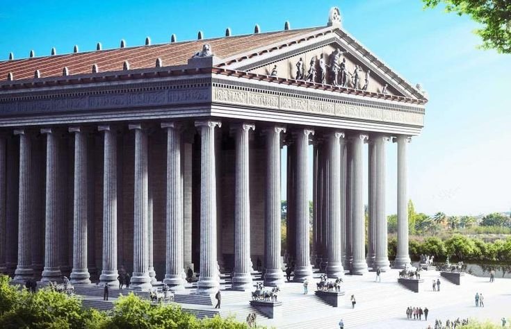 Temple Of Artemis At Ephesus Reconstruction