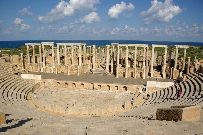 Temple Of Artemis At Leptis Magna