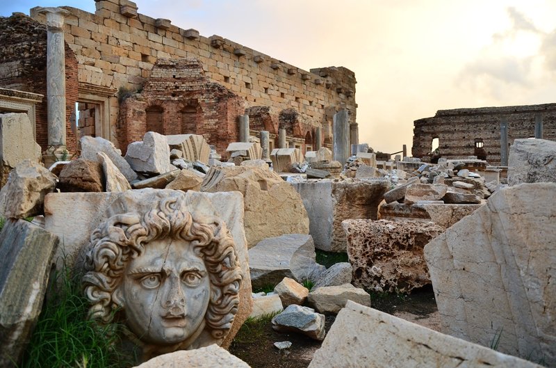 Temple Of Artemis At Leptis Magna