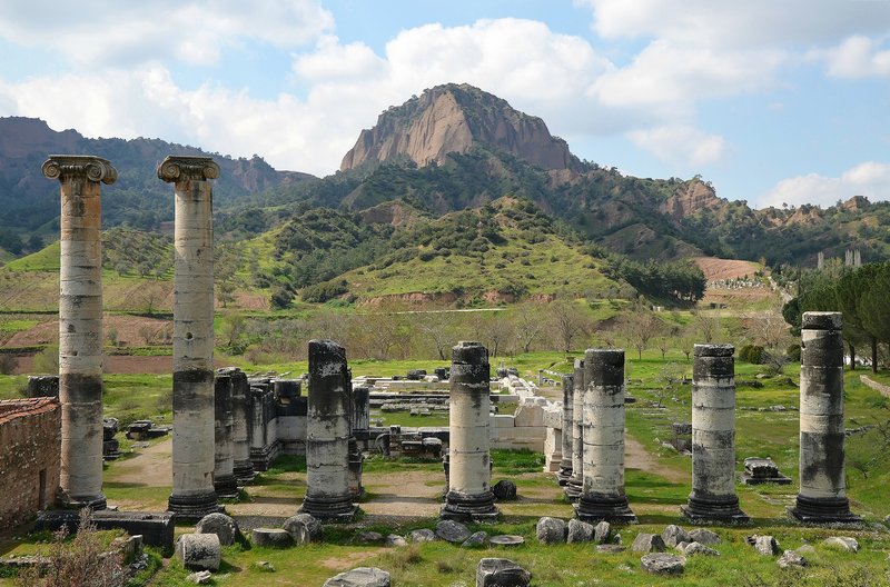 Temple Of Artemis At Sardis<span class=