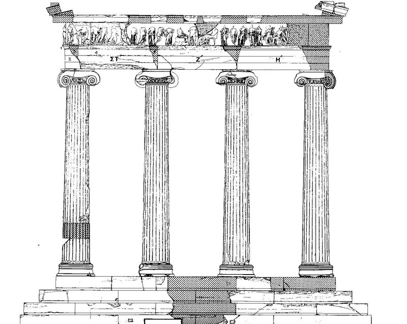 Temple Of Athena Nike Ruins