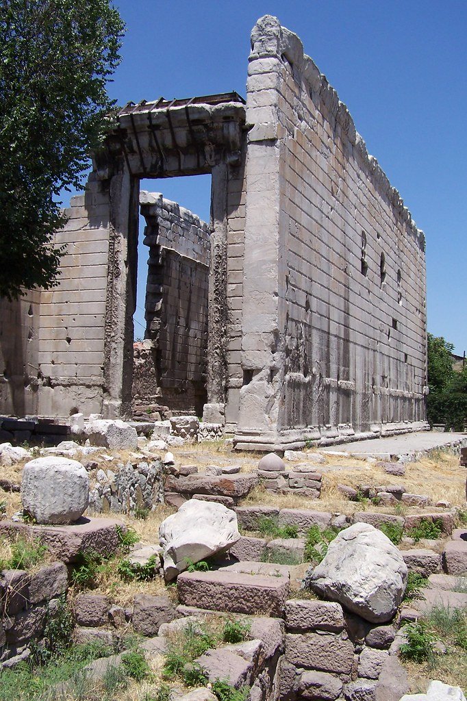 Temple Of Augustus In Ankara