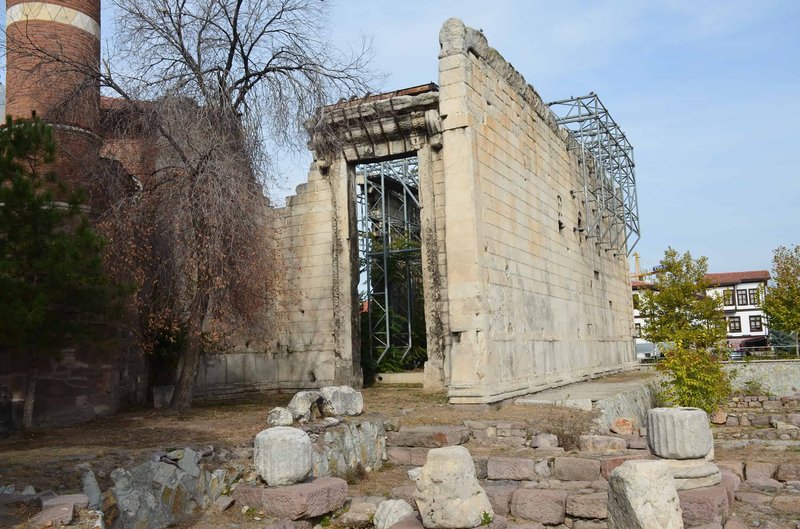 Temple Of Augustus In Ankara