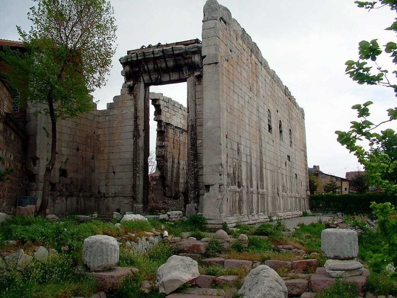 Temple Of Augustus In Ankara
