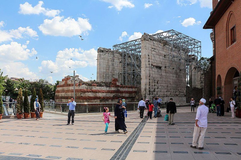 Temple Of Augustus In Ankara