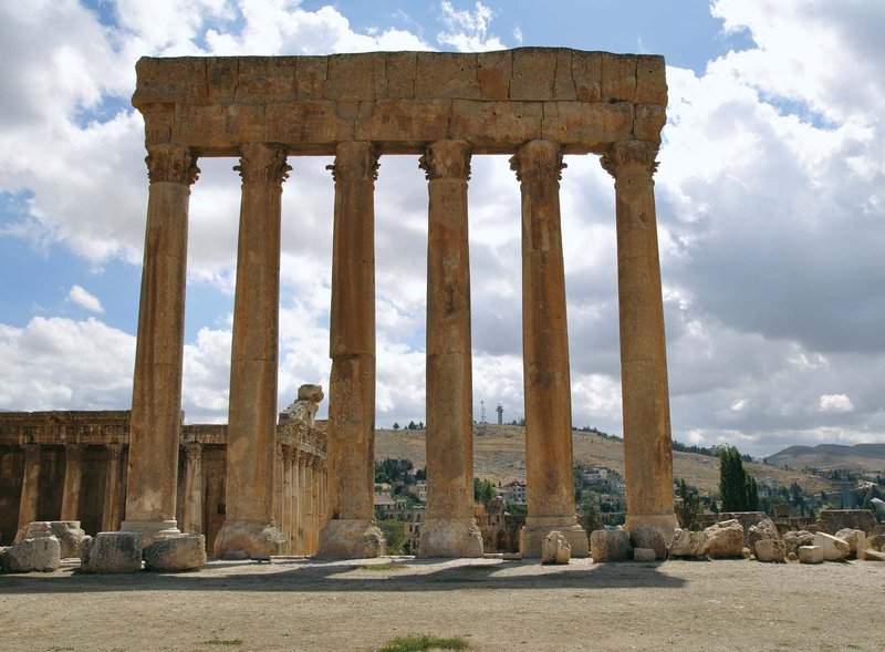 Temple Of Baalbek In Lebanon