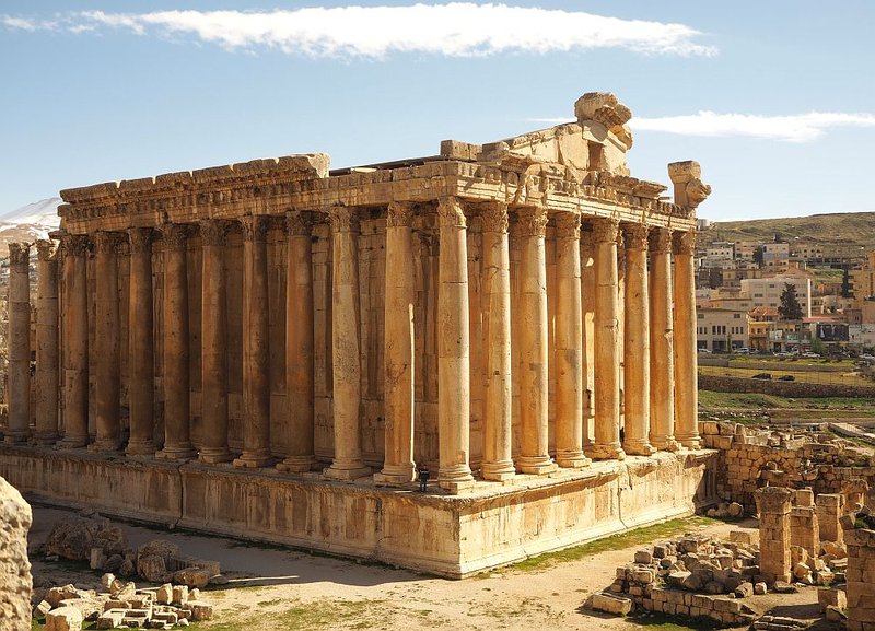 Temple Of Baalbek In Lebanon