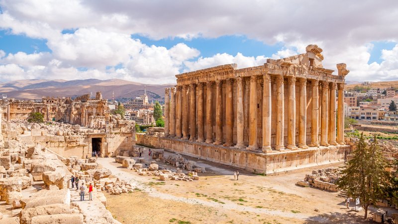 Temple Of Bacchus At Baalbek