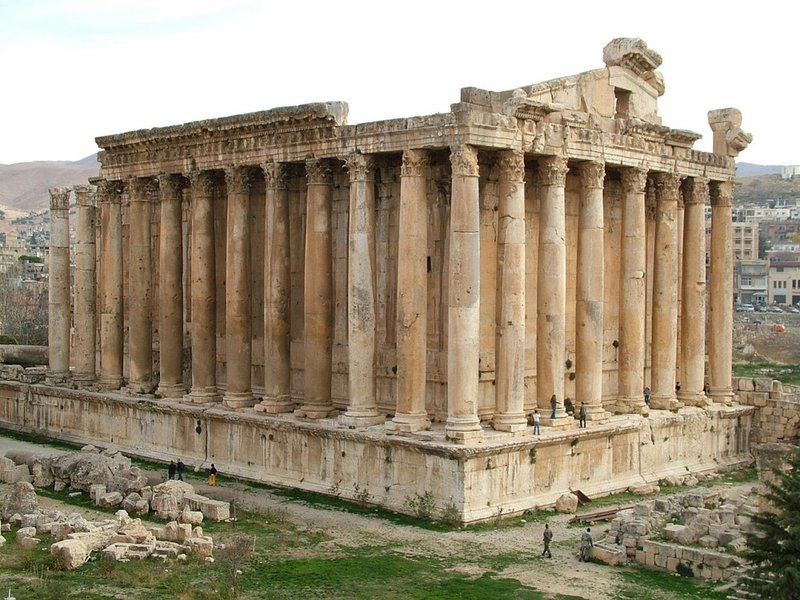 Temple Of Bacchus At Baalbek
