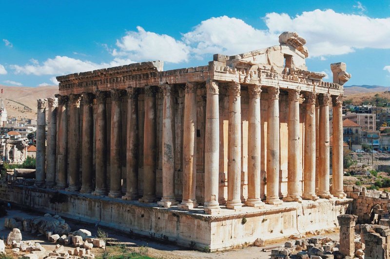 Temple Of Bacchus At Baalbek