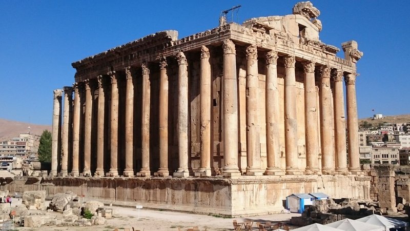 Temple Of Bacchus At Baalbek