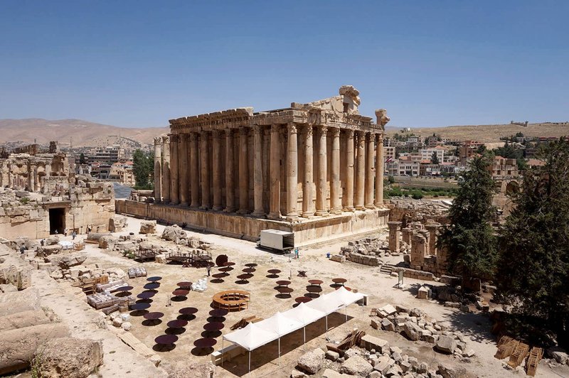 Temple Of Bacchus At Baalbek