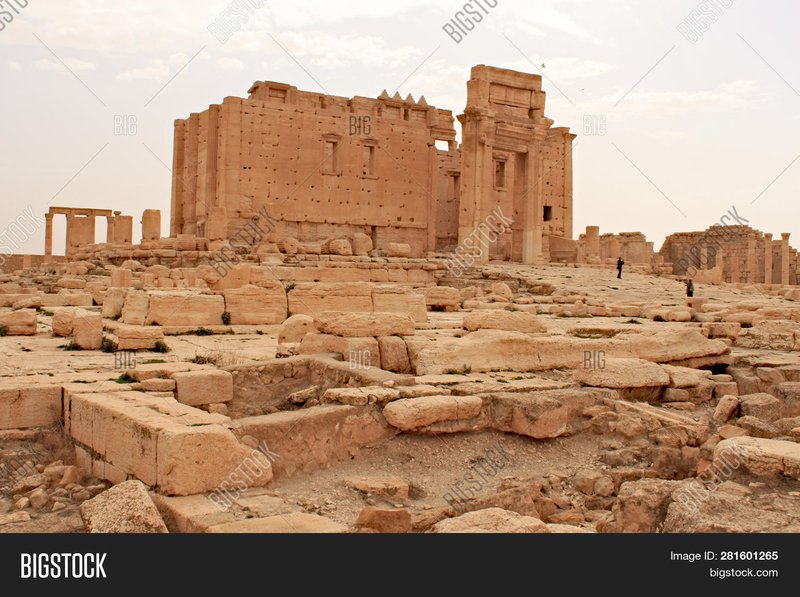 Temple Of Bel Ruins In Palmyra