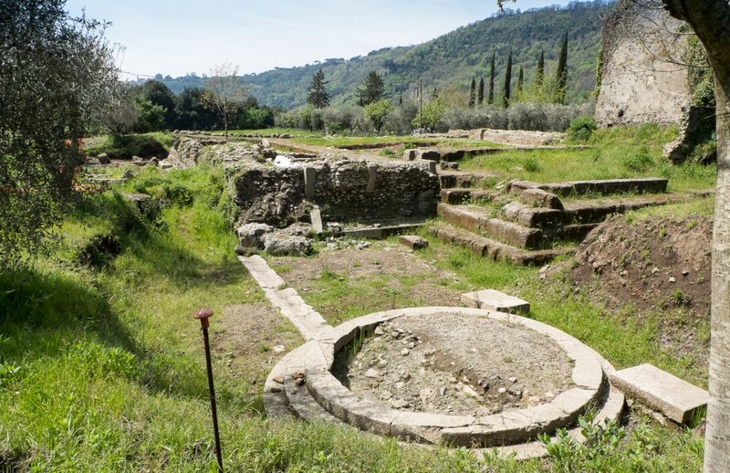 Temple Of Diana At Nemi