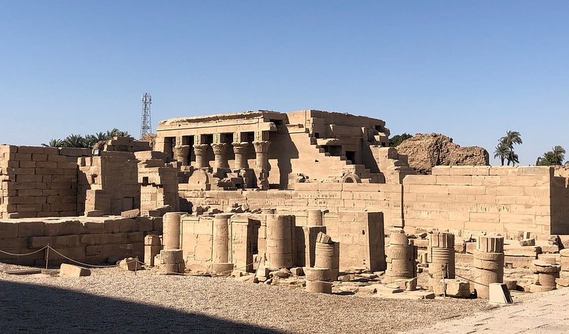 Temple Of Hathor At Dendera Reliefs