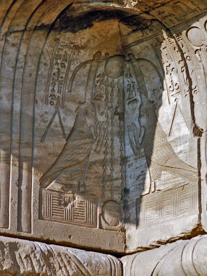 Temple Of Hathor At Dendera Reliefs