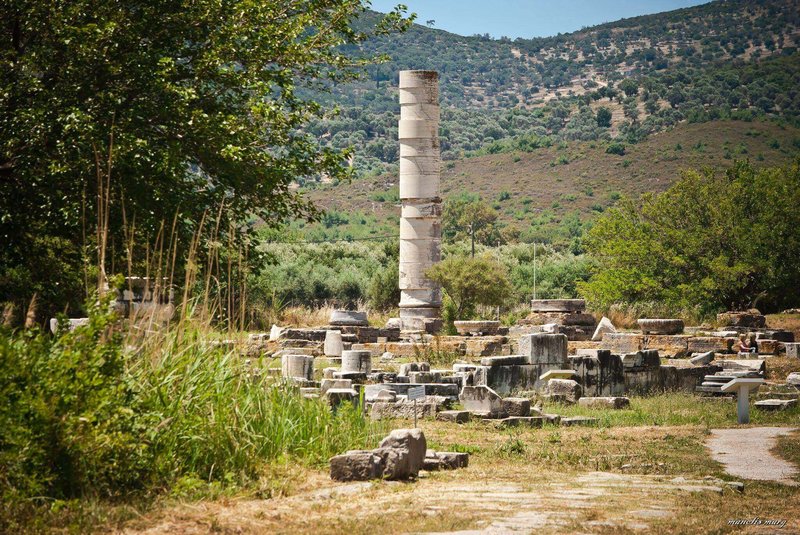 Temple Of Hera At Samos