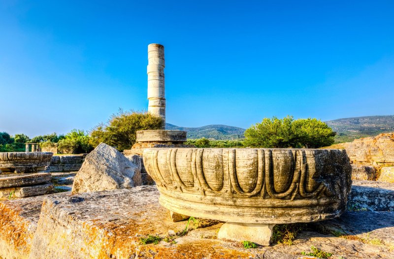 Temple Of Hera At Samos