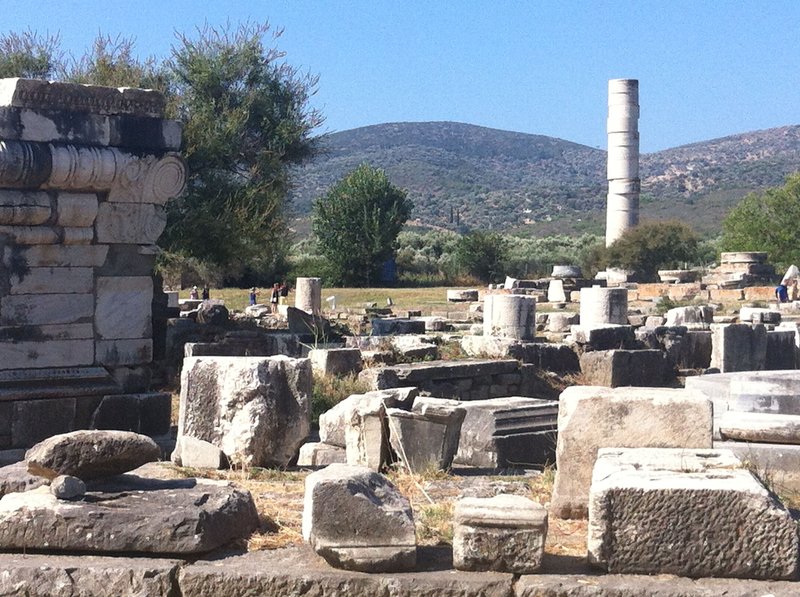 Temple Of Hera At Samos